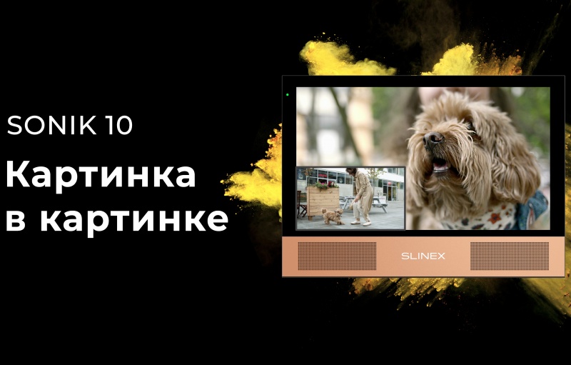 «Картинка в картинке» – контролируйте всё, что происходит у вашего дома с Sonik 10